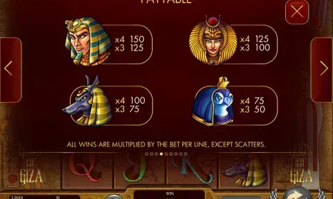 Gods of Giza Slot Online