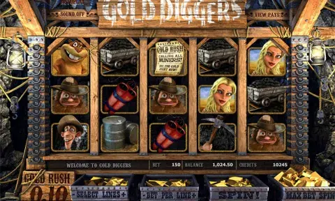 Gold Diggers Slot Bonus