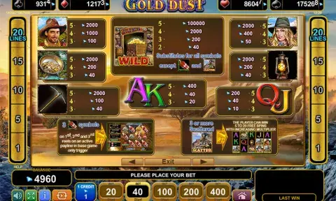 Gold Dust Slot Game