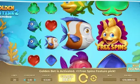 Golden Fish Tank 2 Gigablox Slot