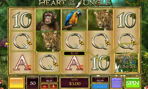 Heart of the Jungle Slot Game
