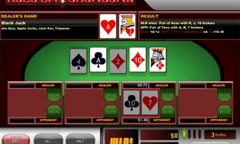 Hold’em Showdown Video Poker Online