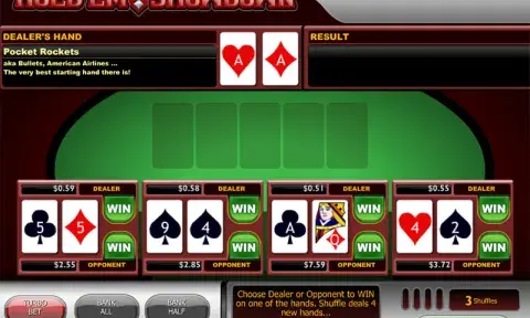 Hold’em Showdown Video Poker