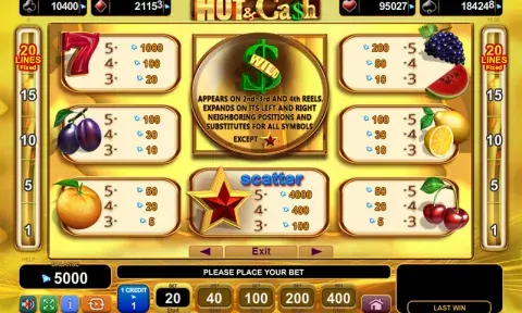 Hot & Cash Slot Game