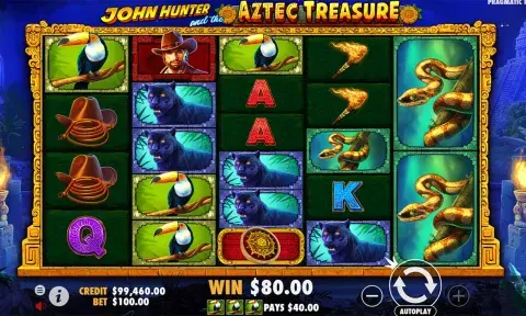 John Hunter and the Aztec Treasure Slot Game