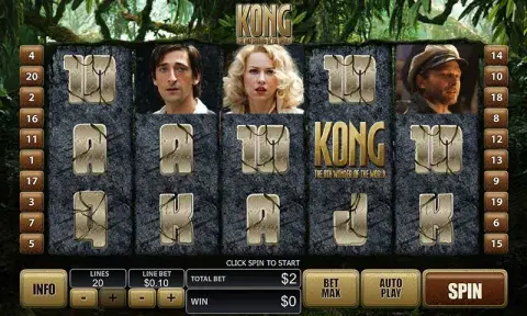 Kong the eighth wonder of the world Slot Game