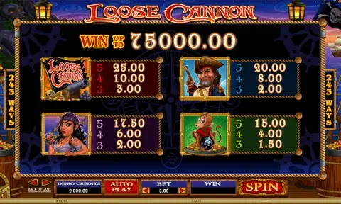 Loose Cannon Slot Review