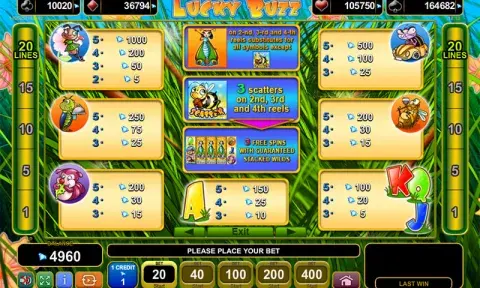 Lucky Buzz Slot Game