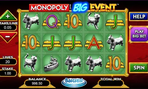 Monopoly Big Event Slot Free