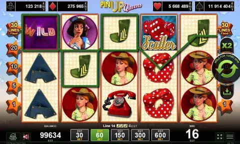 Pin Up Queens Slot Game