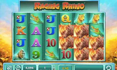 Raging Rhino Slot Bonus