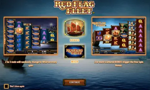 Red Flag Fleet Slot Paytable