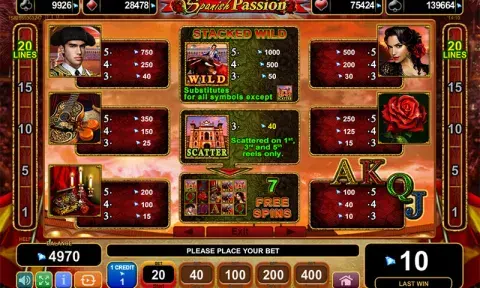 Spanish Passion Slot Game