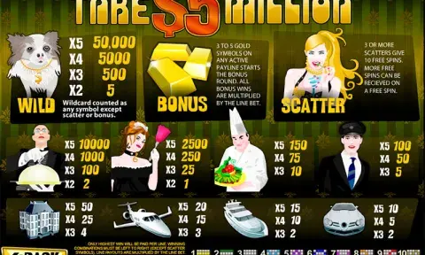 Take 5 Million Slot Game
