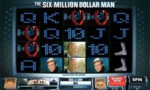 The Six Million Dollar Man Slot Game