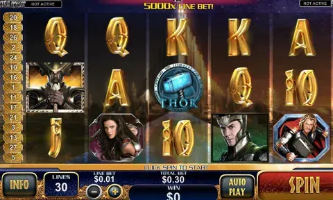 Thor - The Mighty Avenger Slot Game