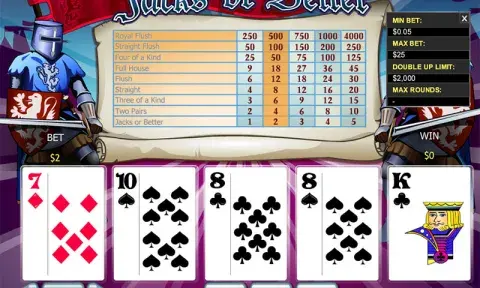 Video Poker Jacks or Better Game