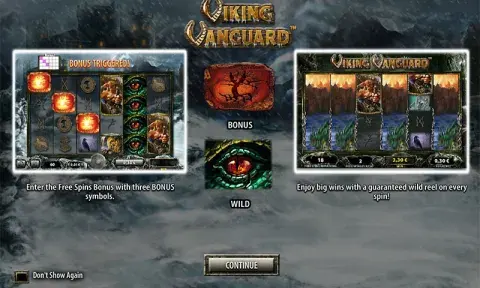 Viking Vanguard Slot Paytable