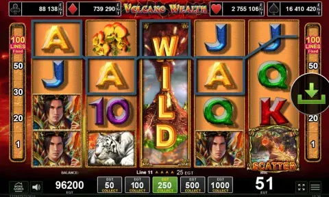 Volcano Wealth Slot Game