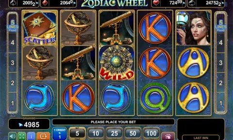 Zodiac Wheel Slot Free