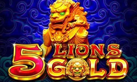 5 Lions Gold Slot Logo
