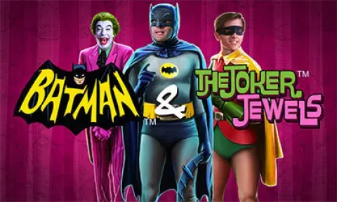 Batman and the Joker Jewels Slot Logo