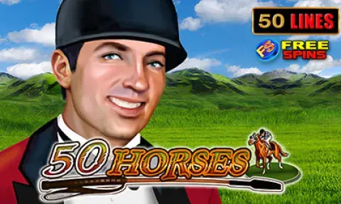 50 Horses Slot Logo