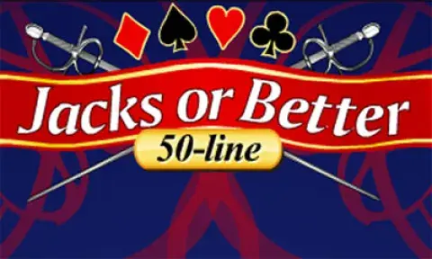 50 Line Jacks or Better Video Poker Logo