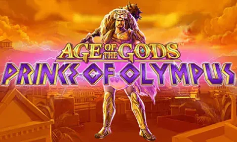 Age of the Gods Prince of Olympus Slot Logo