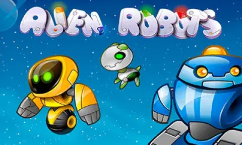 Alien Robots Slot Logo