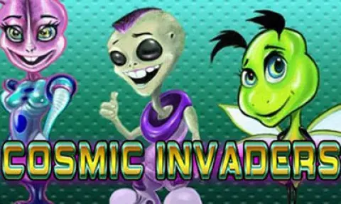Cosmic Invaders Slot Logo