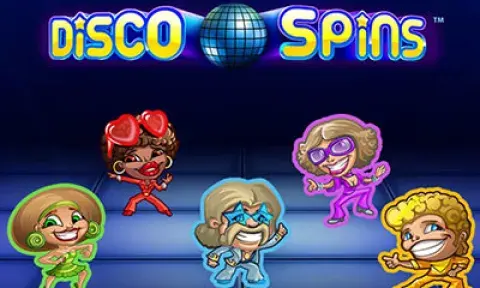 Disco Spins Slot Logo
