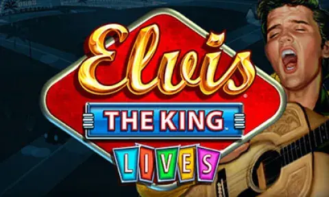 Elvis The King Lives Slot Logo