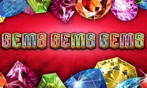 Gems Gems Gems Slot Logo