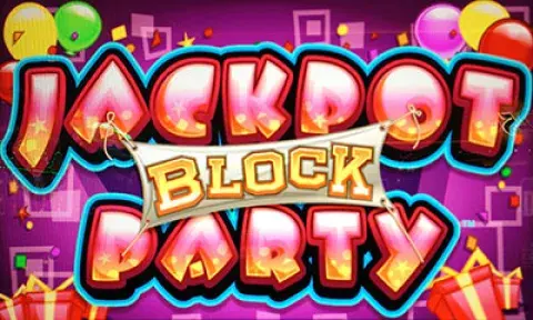 Jackpot Block Party Slot Logo