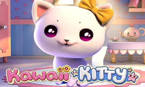 Kawaii Kitty Slot Logo