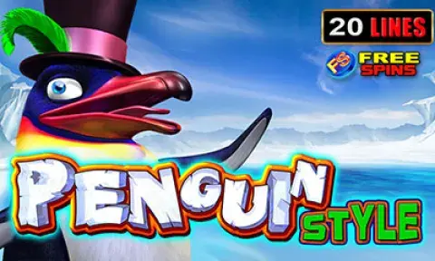 Penguin Style Slot Logo