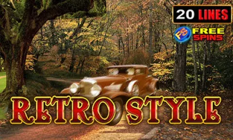 Retro Style Slot Logo
