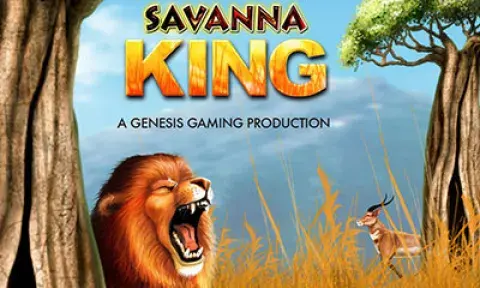 Savanna King Slot Logo