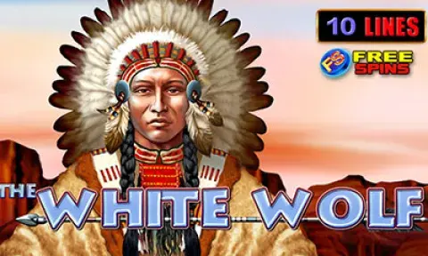The White Wolf Slot Logo