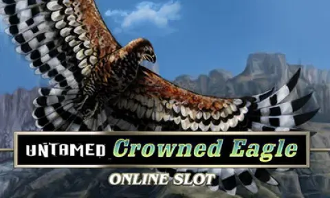 Untamed Crowned Eagle Slot Logo