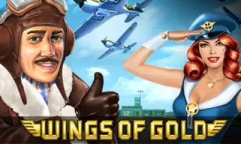 Wings Of Gold Slot Logo
