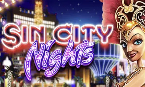 Sin City Nights Slot Logo