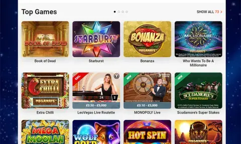 LeoVegas Casino Review Games