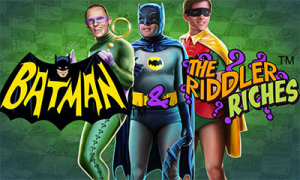 Batman and the Riddler Riches Slot Logo