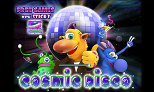 Cosmic Disco Slot Logo