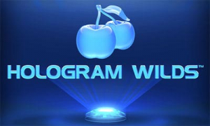 Hologram Wilds Slot Logo