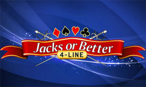 4 line Jacks or Better Video Poker Logo