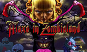 Alaxe in Zombieland Slot Logo