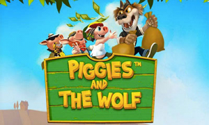 Piggies and the Wolf Slot Logo